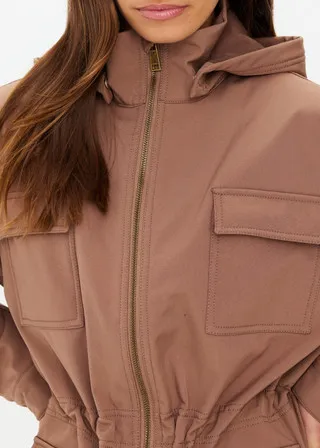Freddie Fleece Lined Anorak - Mocha