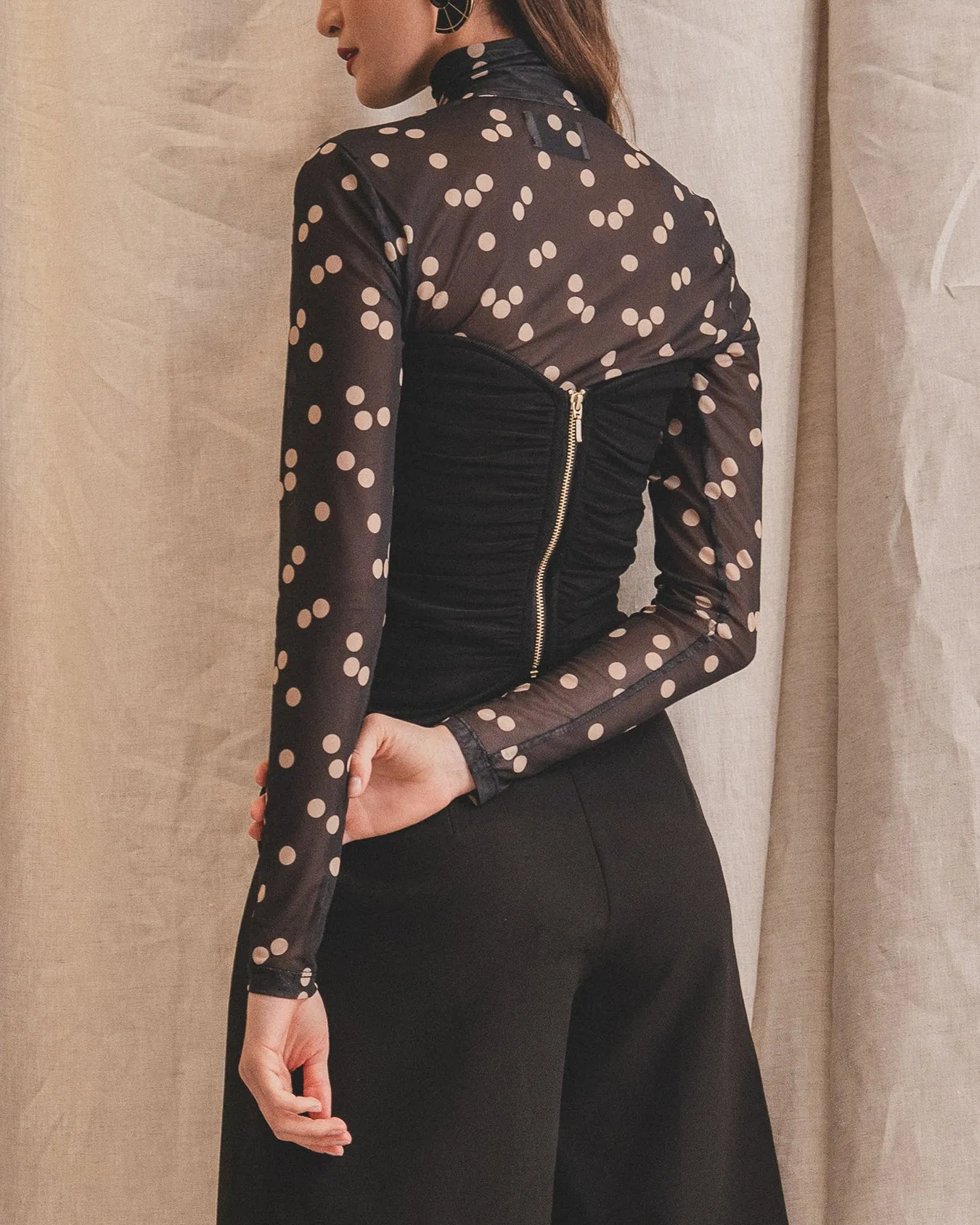 Frida Strapless Top Black