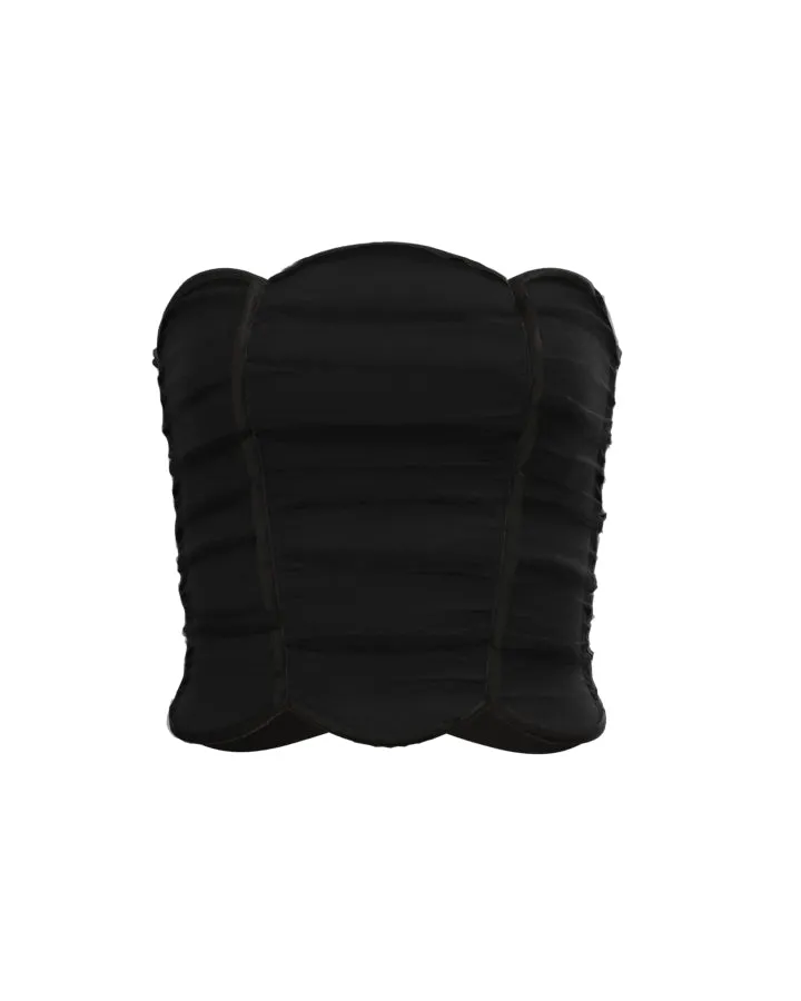 Frida Strapless Top Black