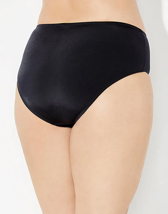 FULLFITALL - Black Mid Waist Brief