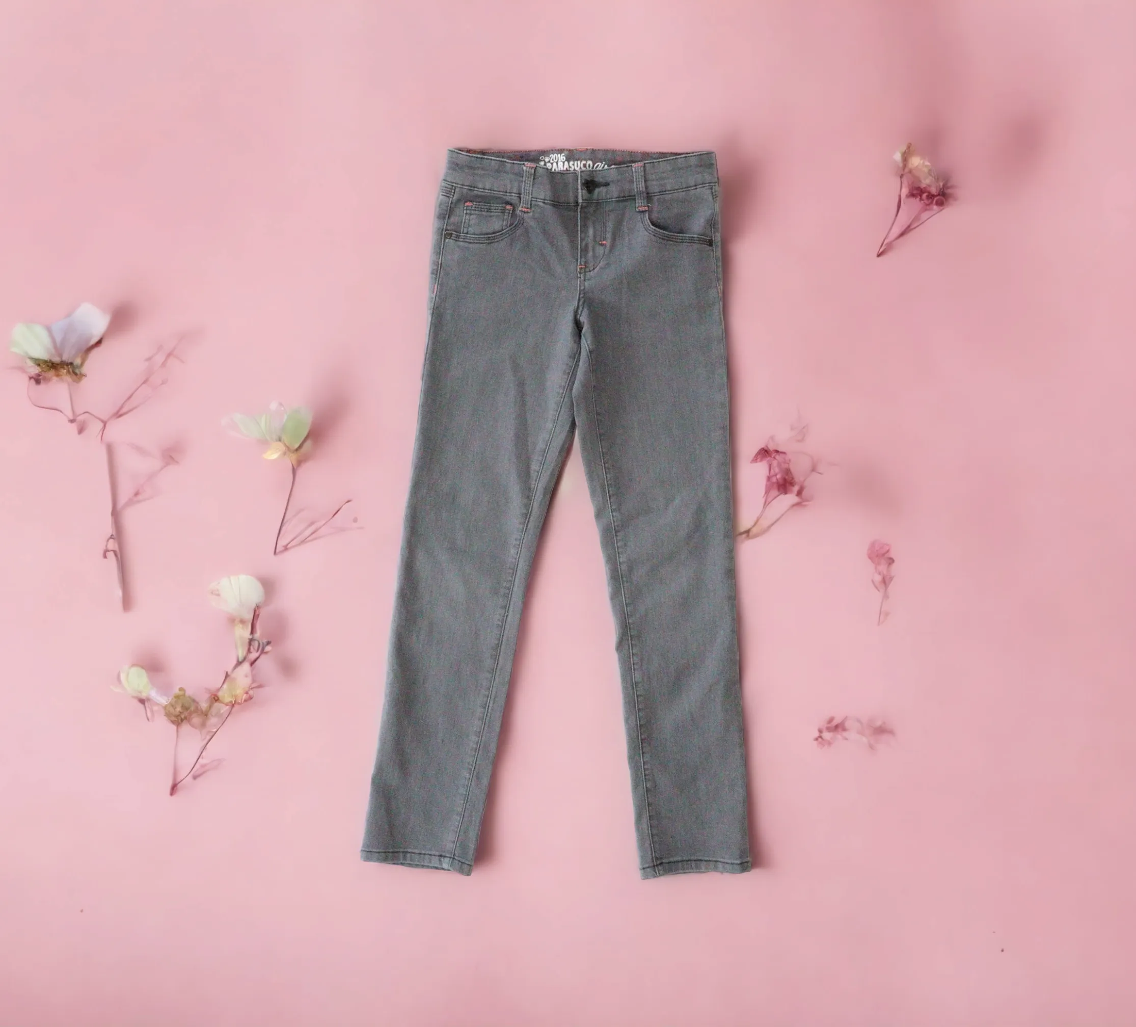 GIRL SIZE 10 YEARS - PARASUCO, Skinny, Midrise Jeans EUC B55