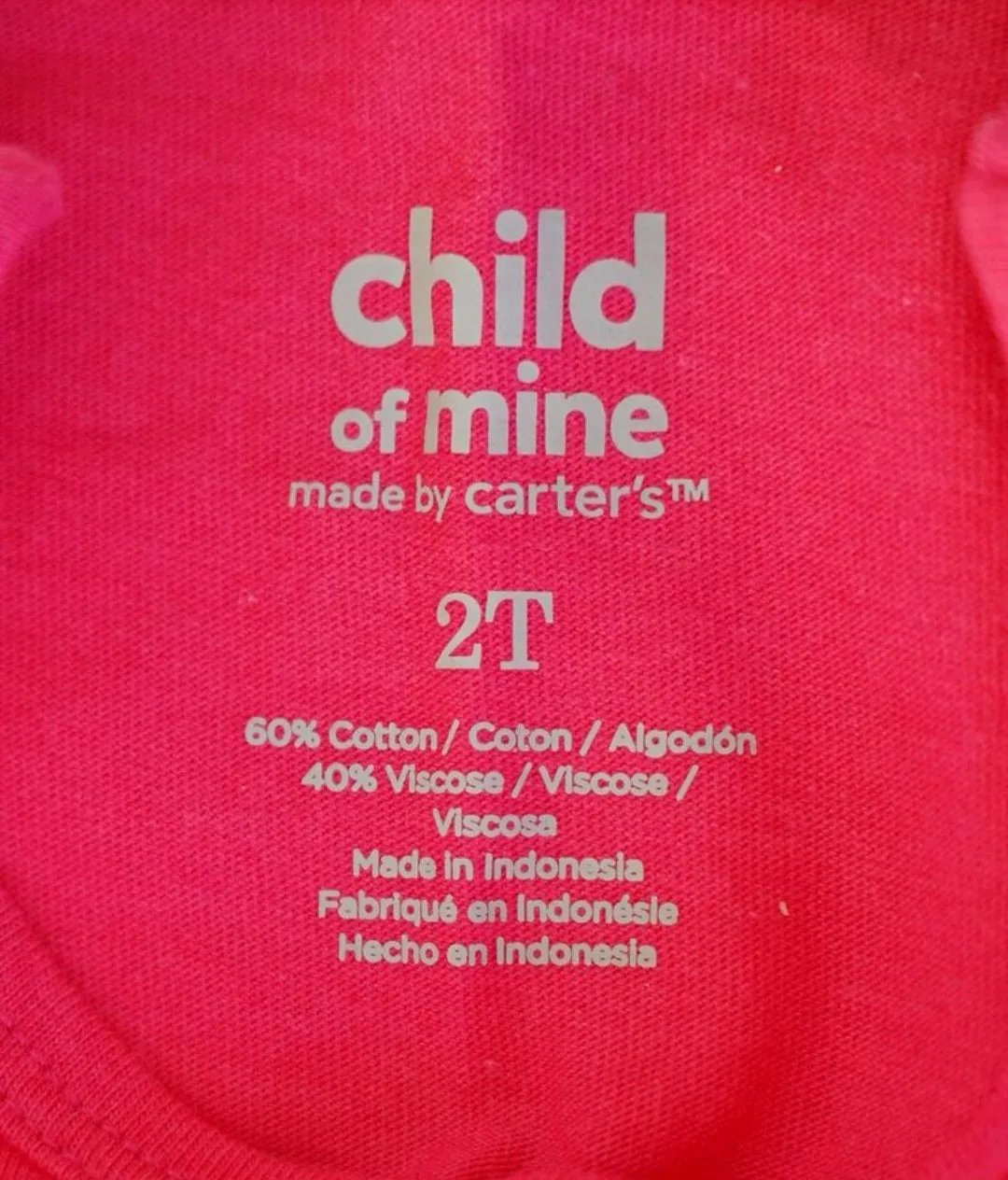 GIRL SIZE 2 YEARS - Baby GAP & CARTER'S, 2 Piece Mix N Match Outfit EUC B25