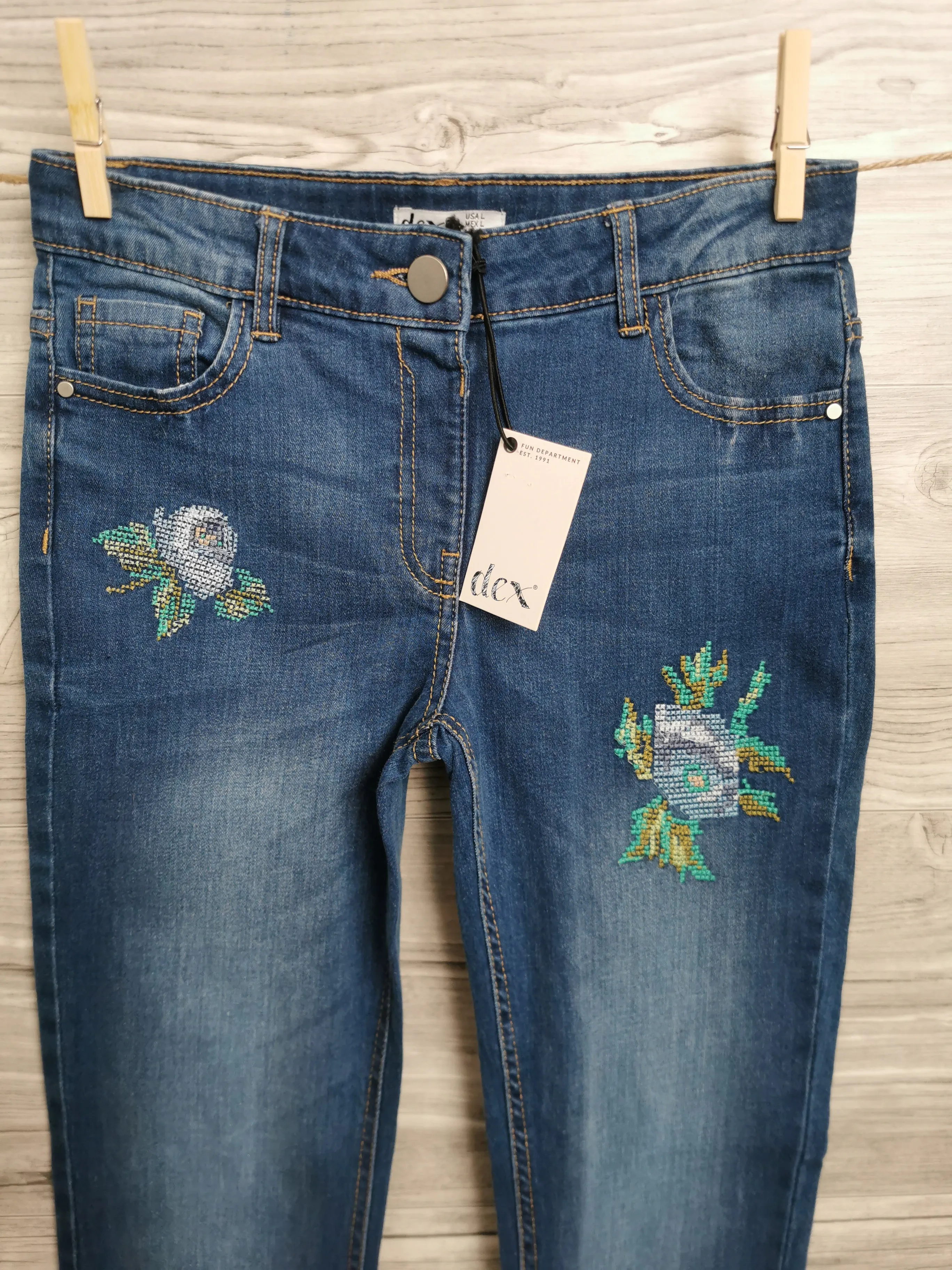 GIRL SIZE LARGE (12 YEARS) - DEX Kids, Skinny Jeggings NWT B54