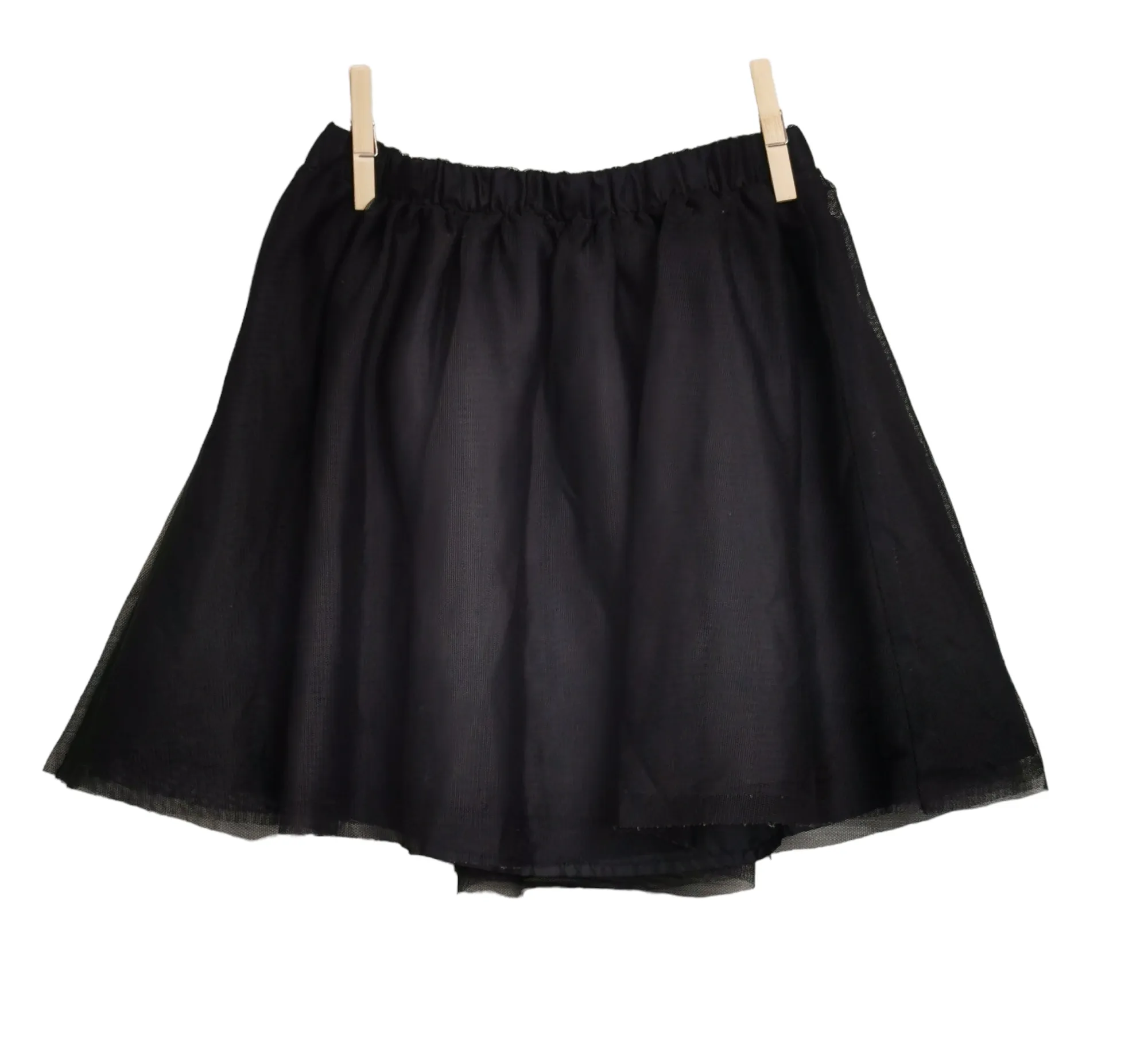 GIRL SIZE MEDIUM (7/8 YEARS) - CHILDREN'S PLACE, Black Tulle Skirt EUC B8