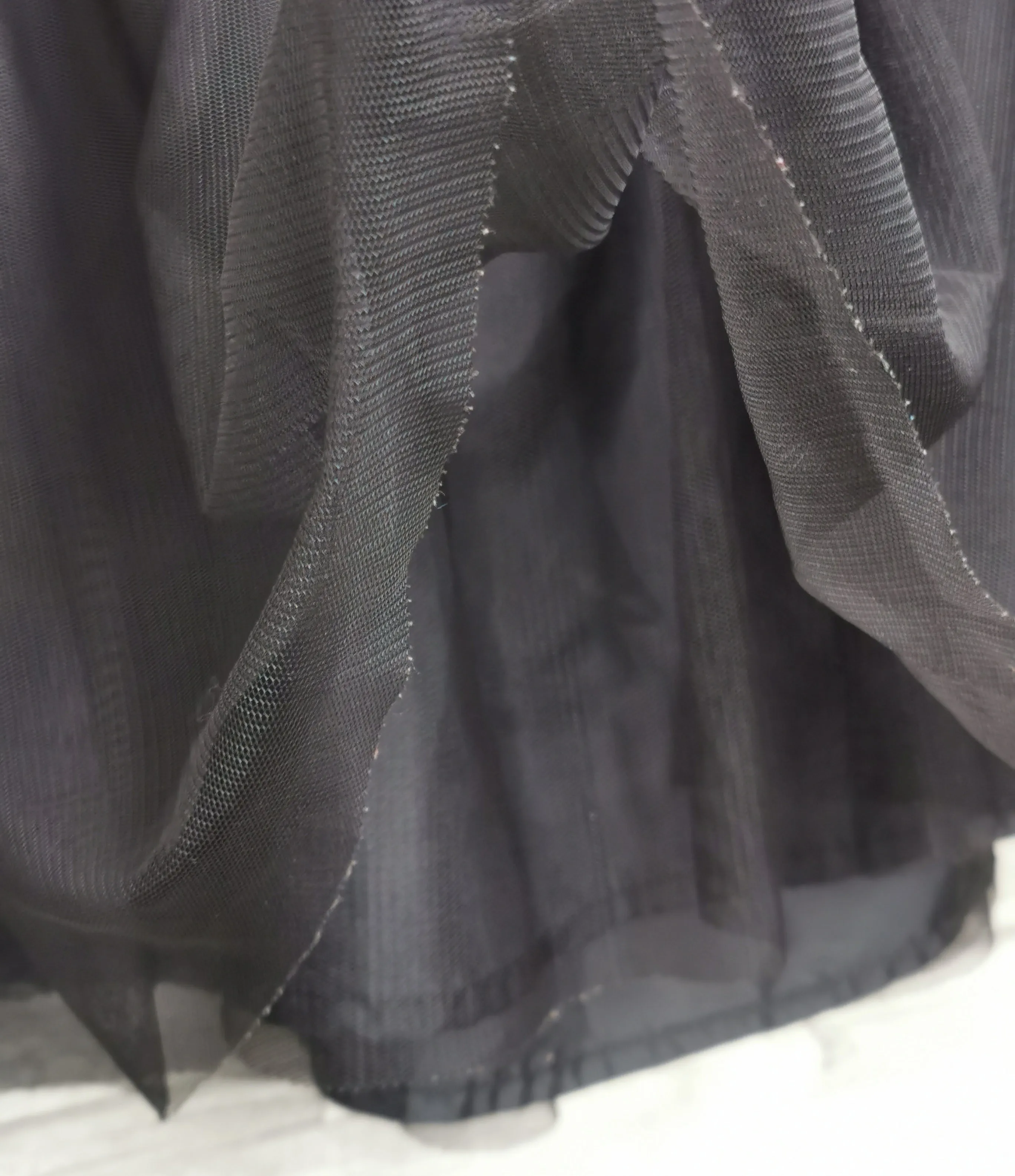 GIRL SIZE MEDIUM (7/8 YEARS) - CHILDREN'S PLACE, Black Tulle Skirt EUC B8
