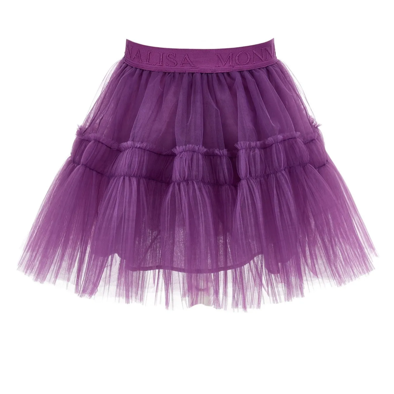 Girls Purple Tulle Skirt
