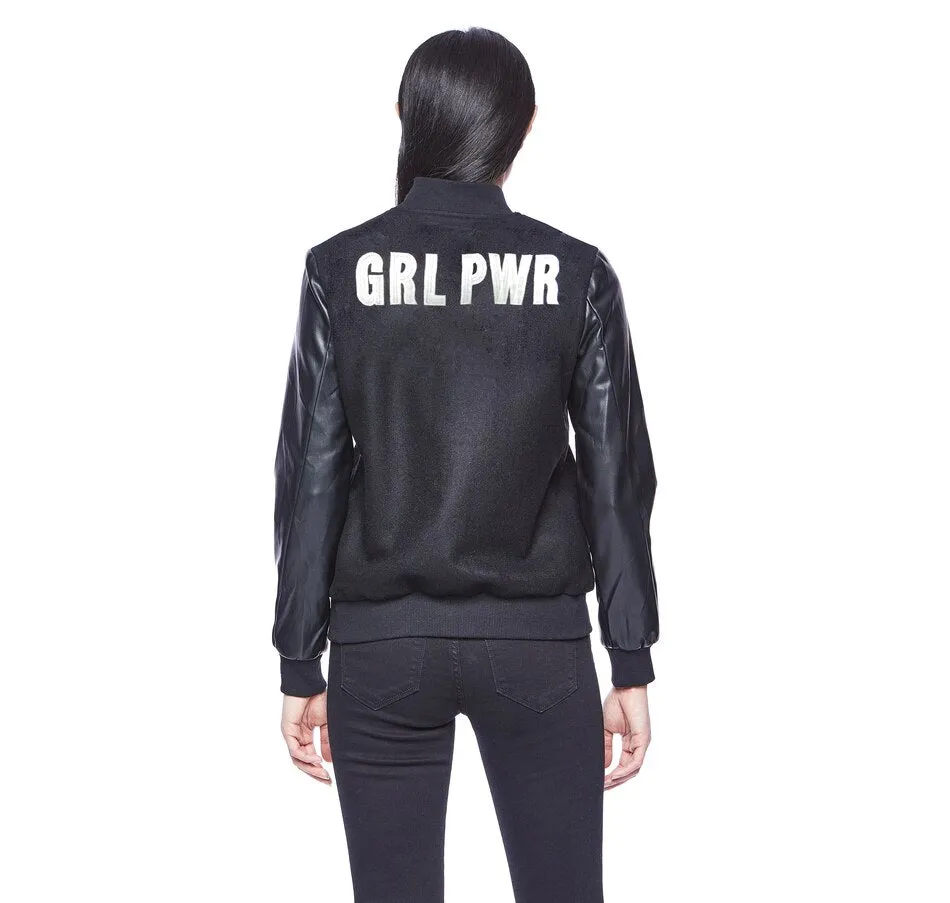 GRL PWR Varsity Jacket