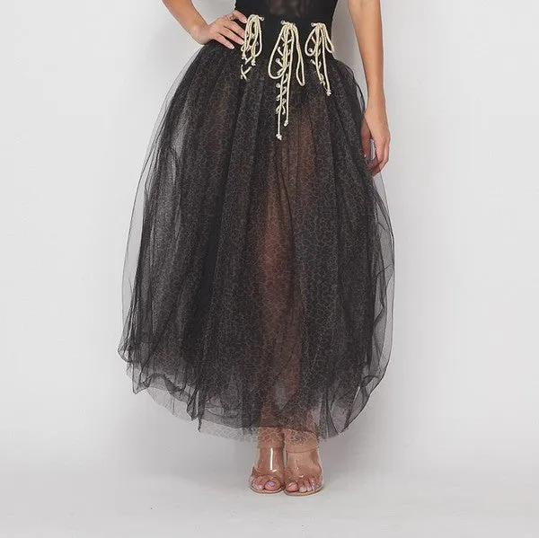 HOLIDAY VIBE MESH SKIRT-HOEA25316