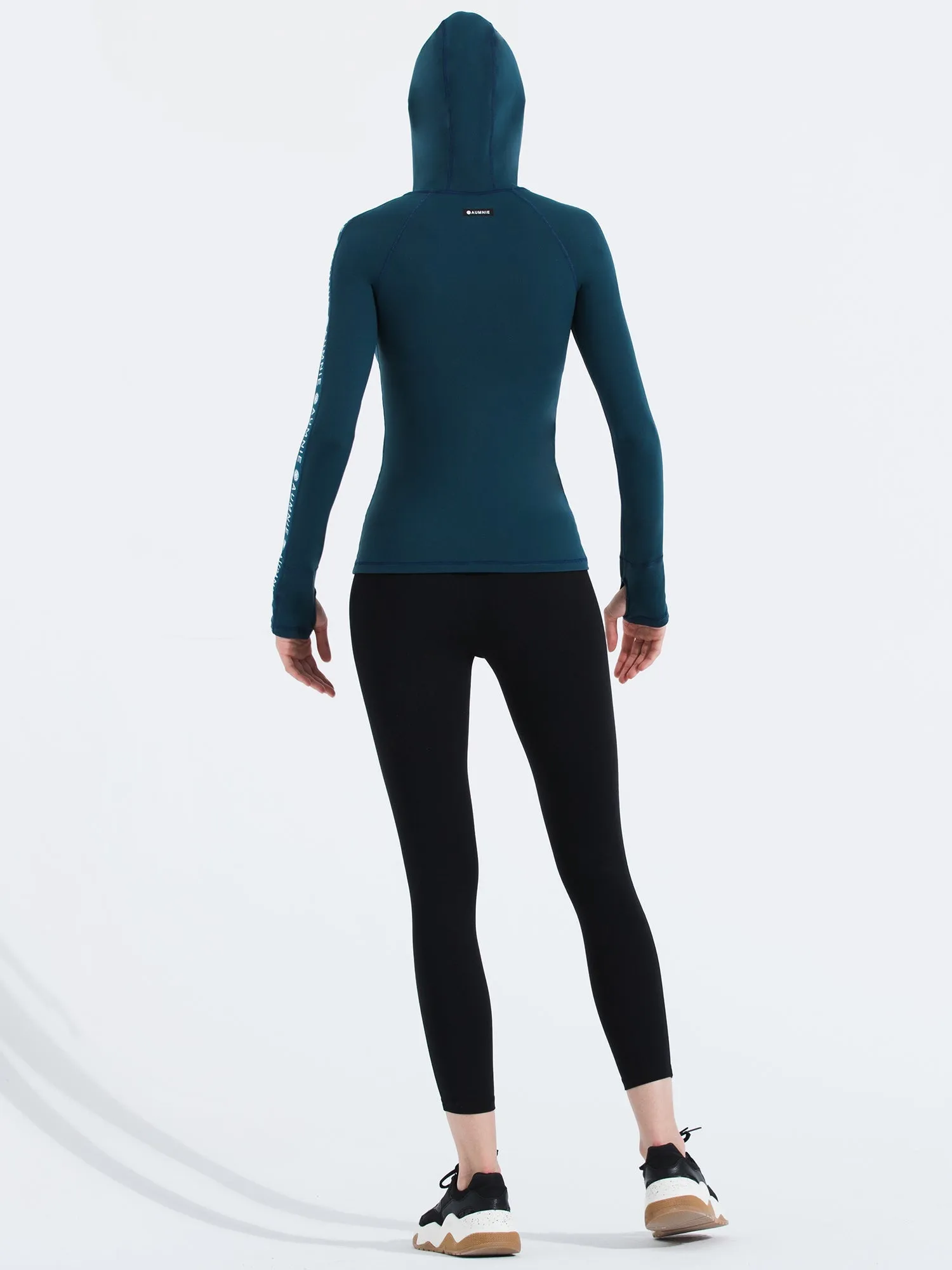 HOODED LOGO TOP, LAKE