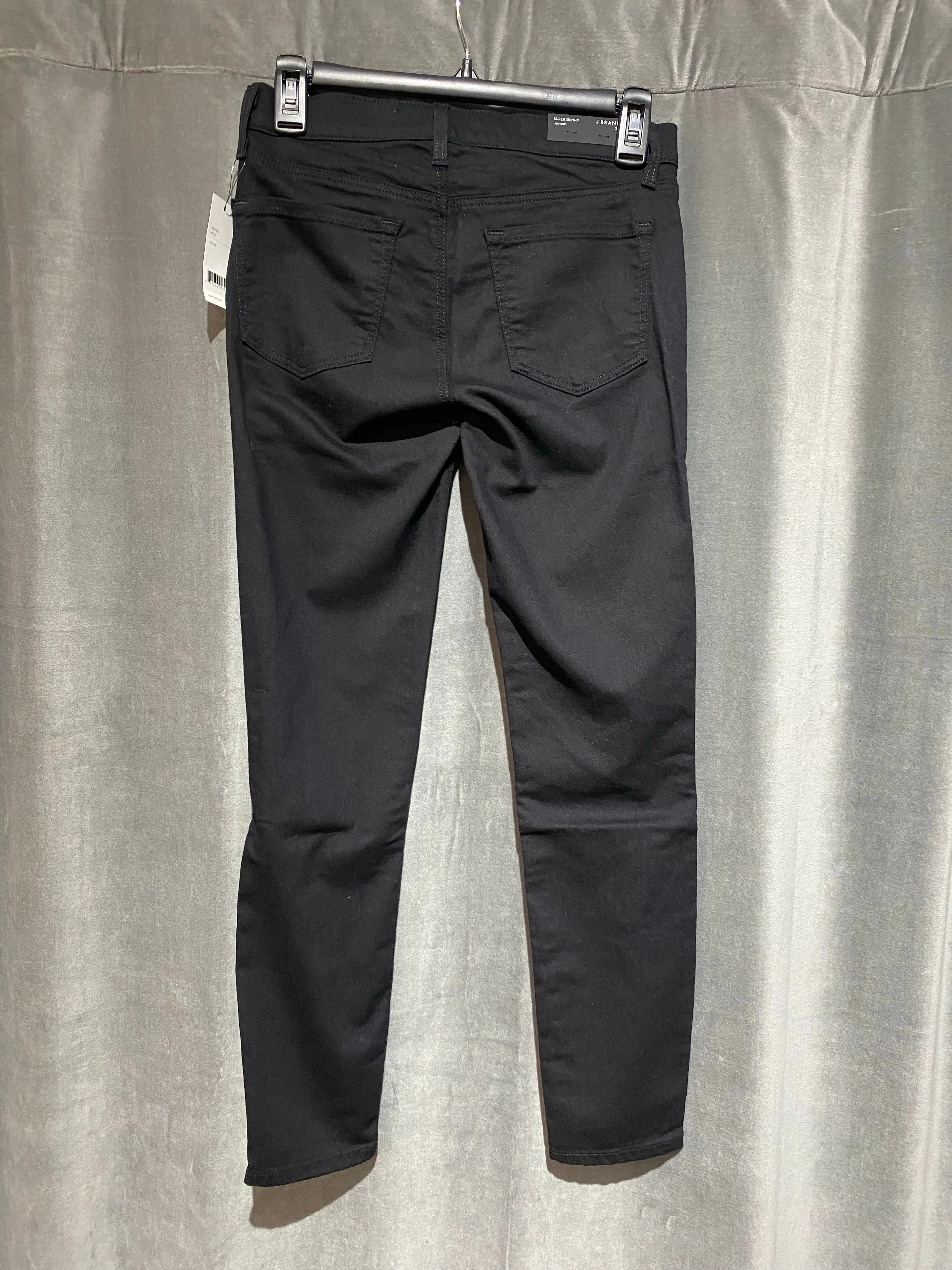 J Brand Black Super Skinny Low Rise