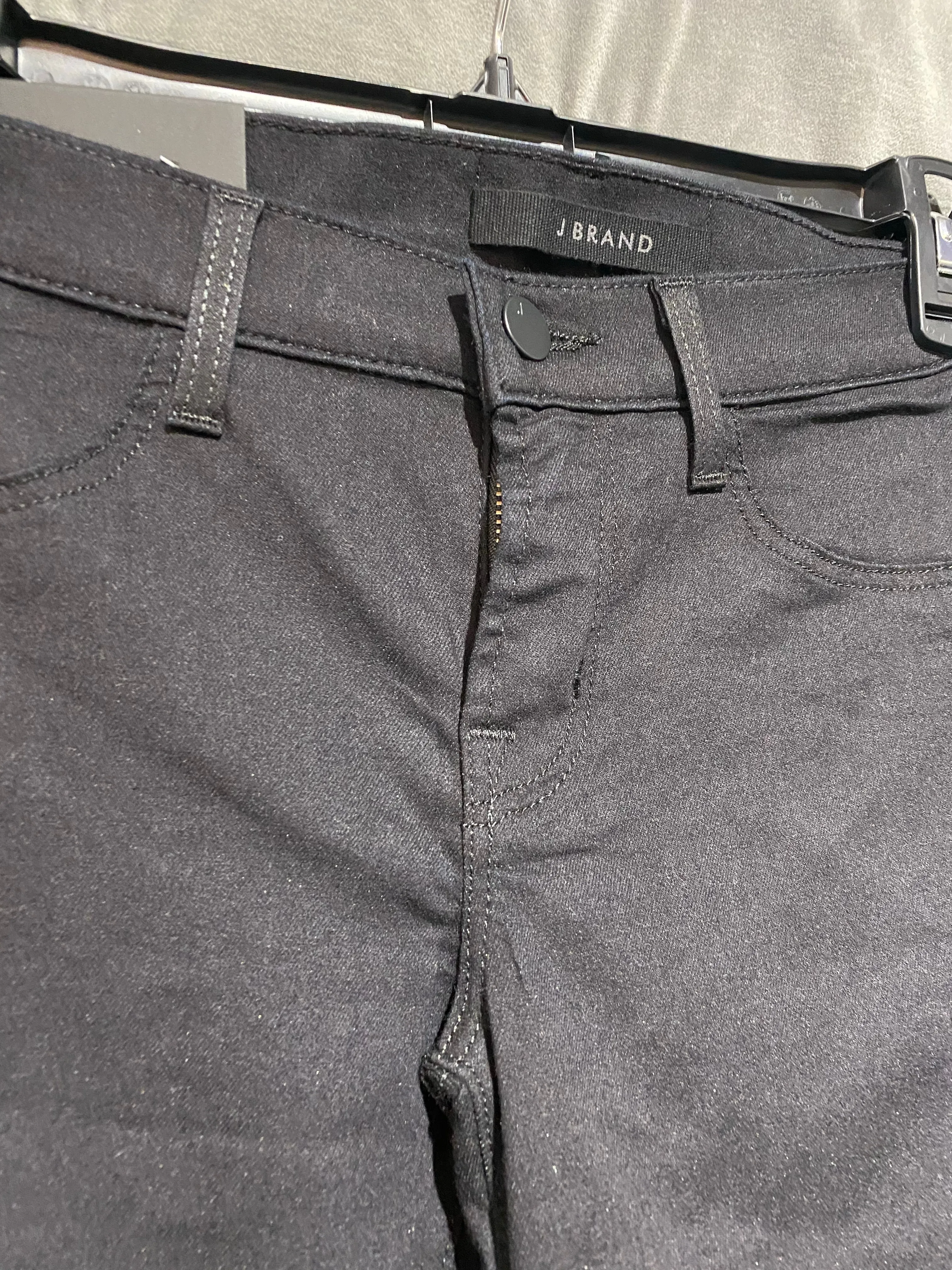 J Brand Black Super Skinny Low Rise