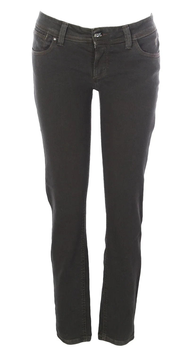 JAGGY Women's Joanne Chocolate Skinny Fit Jeans $158 NEW