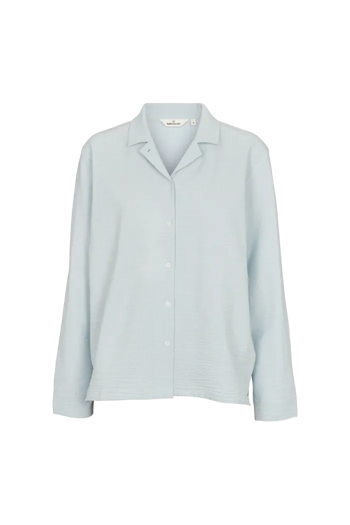 Juna Pj Shirt - Ashley Blue/Whisper White