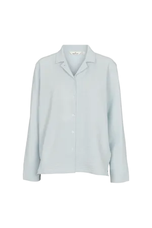 Juna Pj Shirt - Ashley Blue/Whisper White