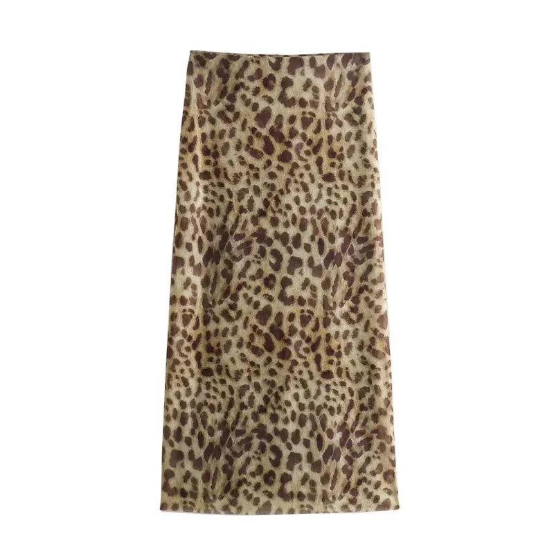 Leopard Print Tulle Crop Top Woman Ruched Off Shoulder Bandeau Top Women Sleeveless Backless Tube Top