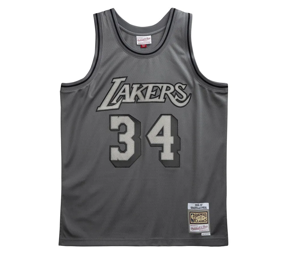 LOS ANGELES LAKERS METAL WORKS SWINGMAN JERSEY-SHAQUILLE O'NEAL