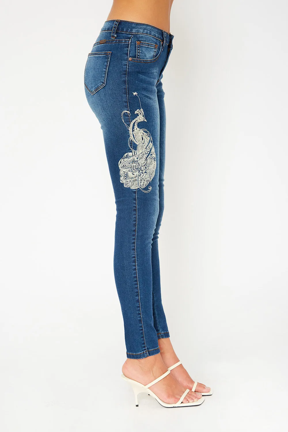 Low rise skinny pants