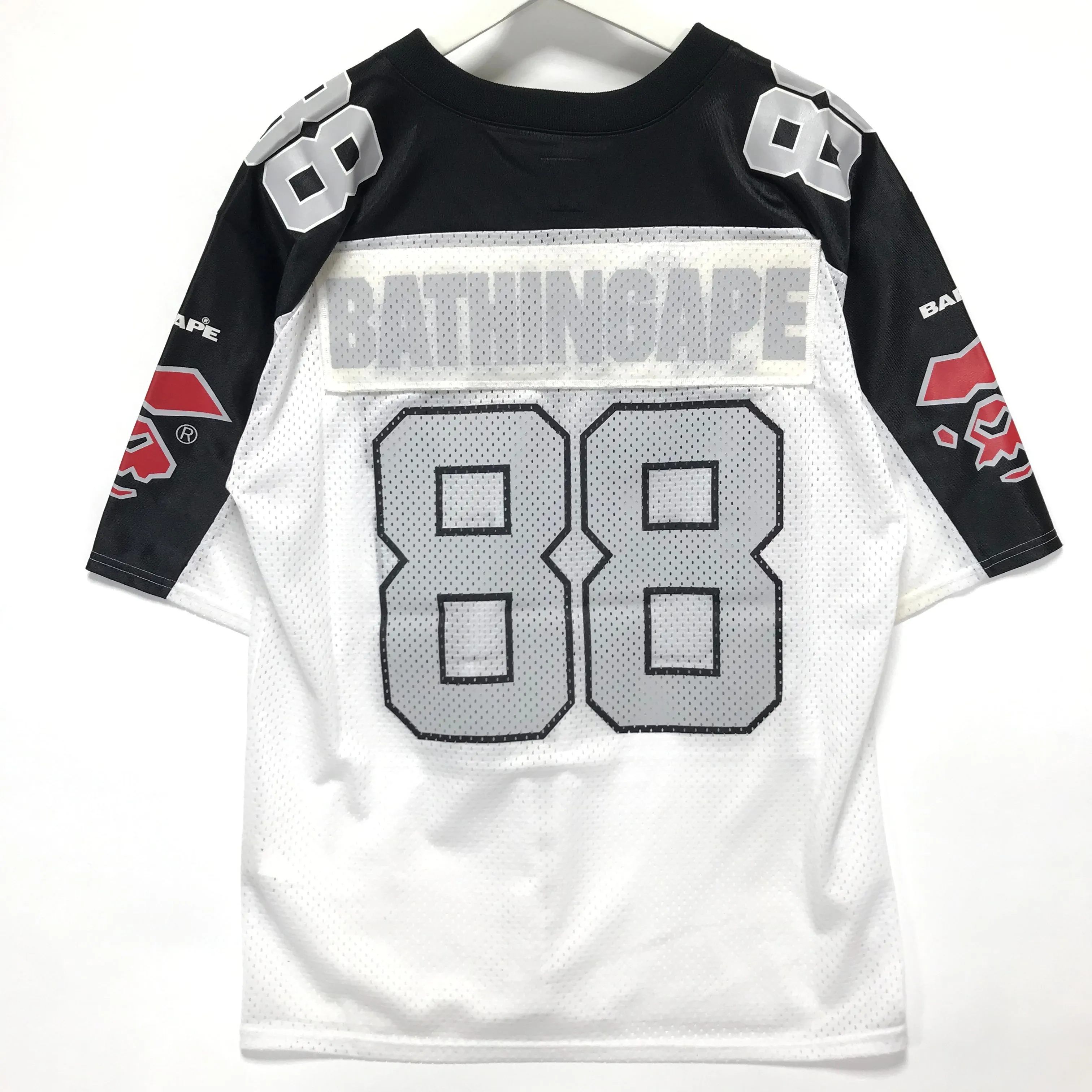 [M] A Bathing Ape Bape Vintage Mad Face Football Jersey