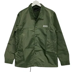 [M] Number Nine Logo Coach Jacket Olive