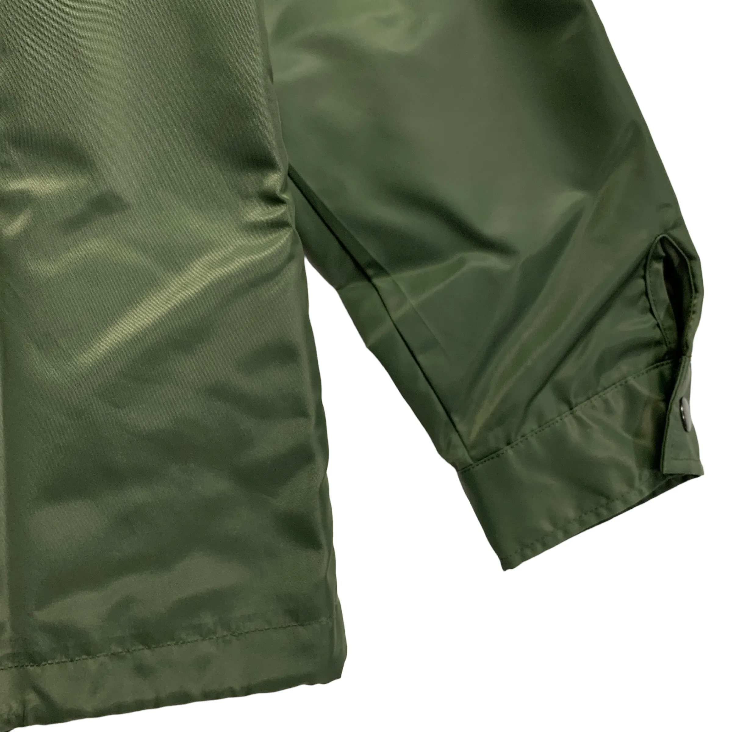 [M] Number Nine Logo Coach Jacket Olive