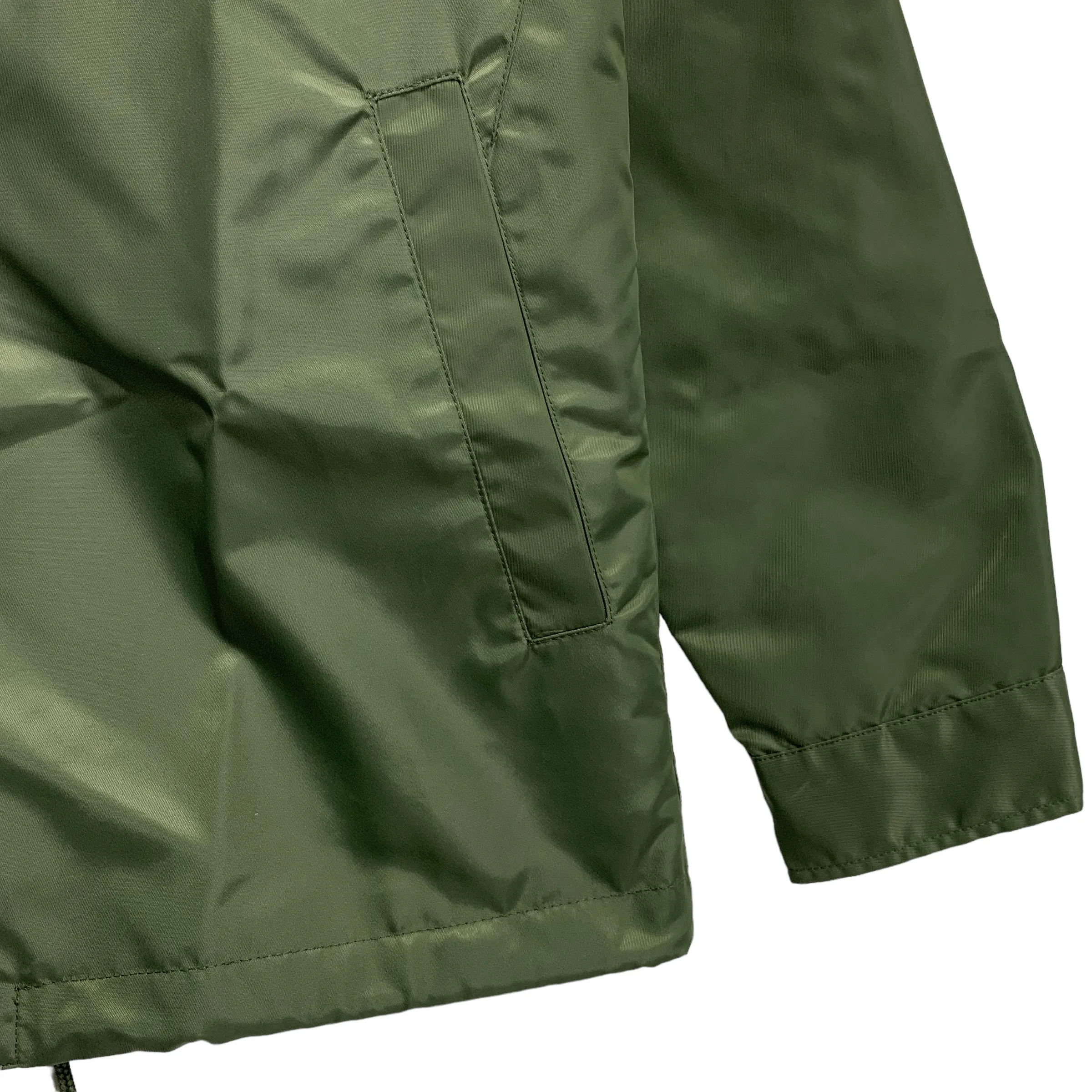 [M] Number Nine Logo Coach Jacket Olive