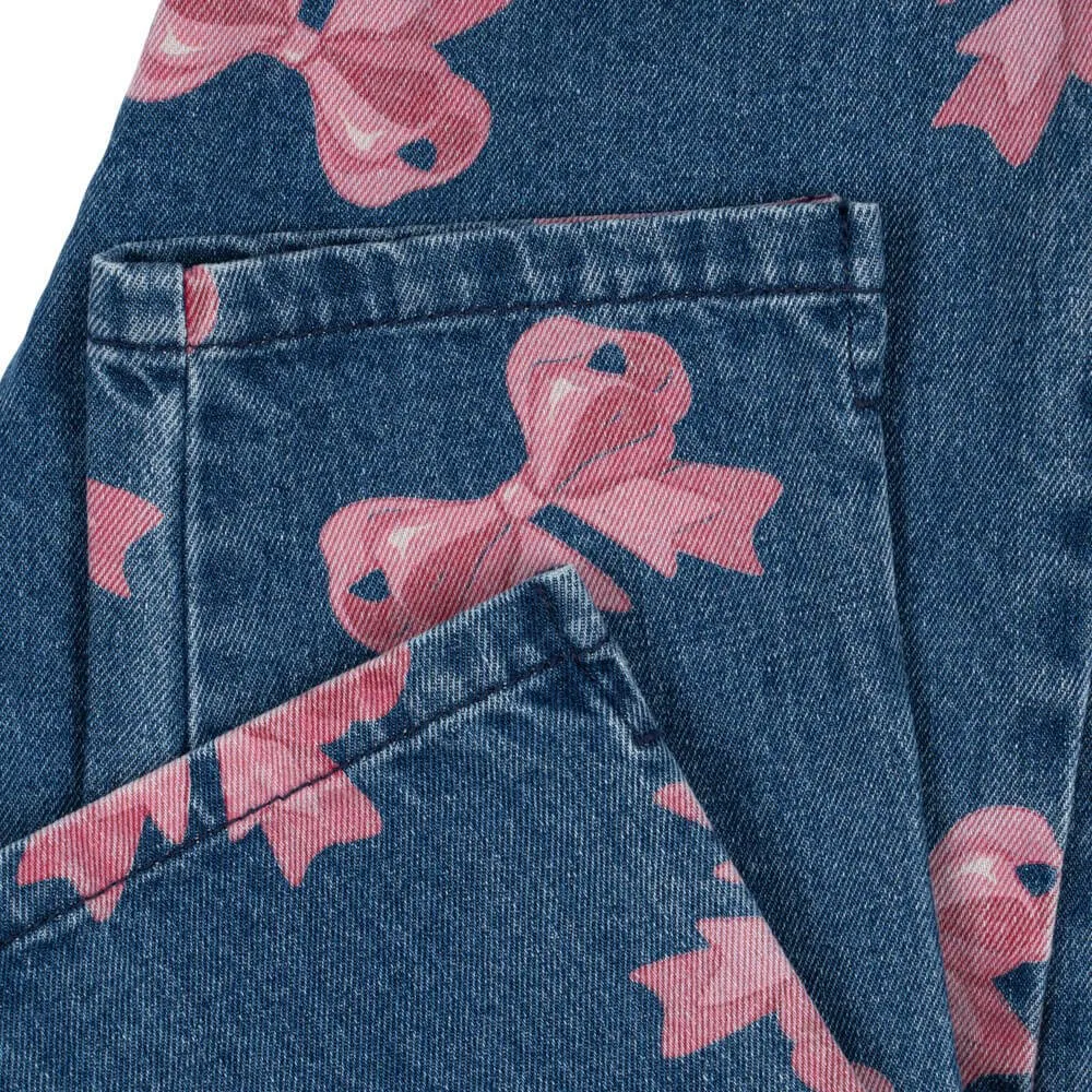 Magot Frill Pants - Jeanshose mit gerüschtem Bund aus 100% Bio-Baumwolle GOTS