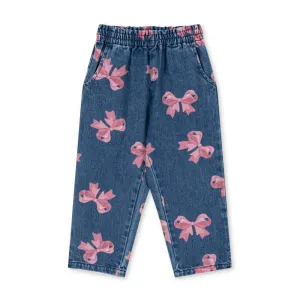 Magot Frill Pants - Jeanshose mit gerüschtem Bund aus 100% Bio-Baumwolle GOTS