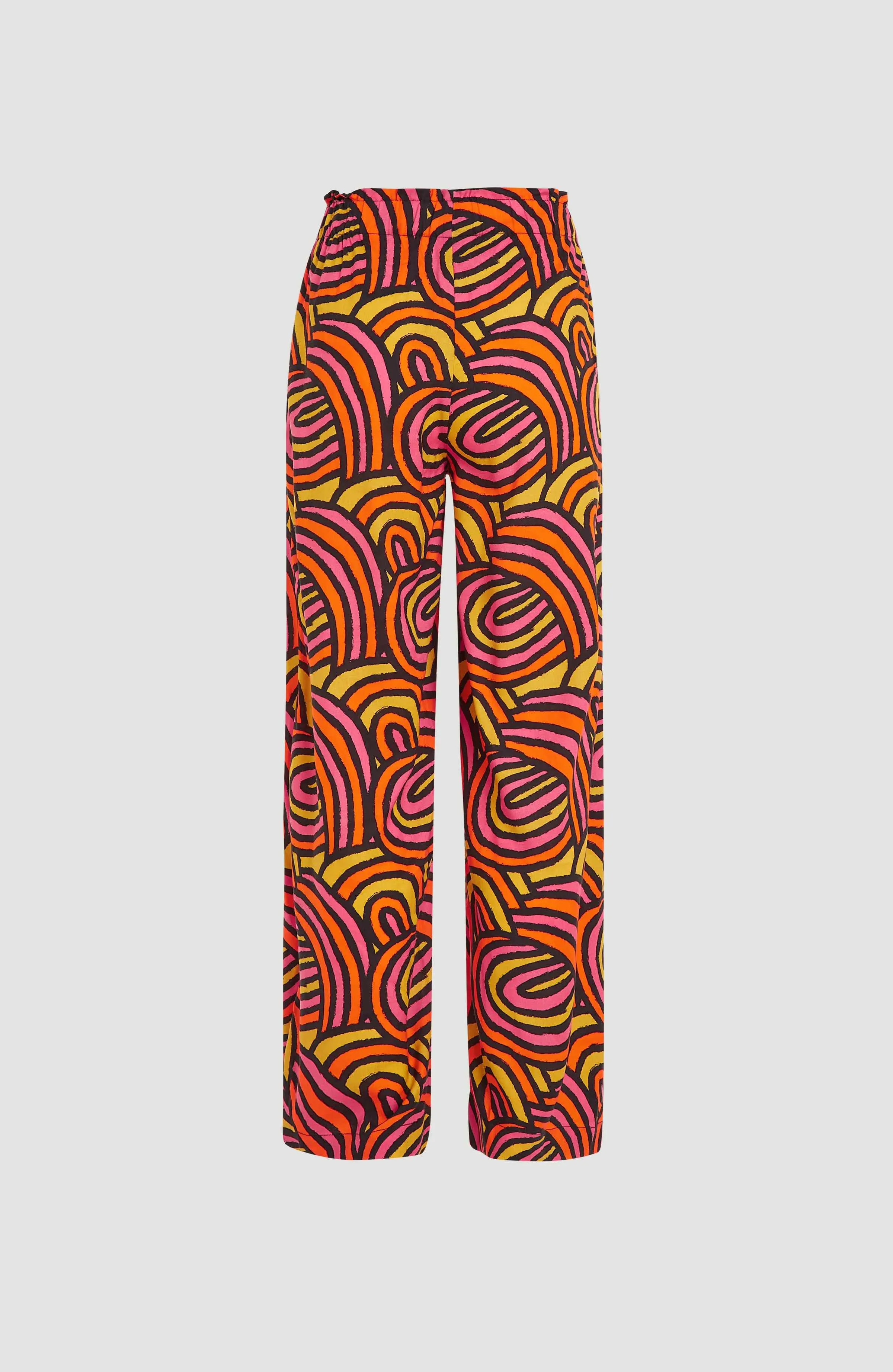 Malia Beach Hose | Orange Rainbow Stripe