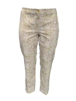 Marina Rinaldi Women's Yellow Ricci Skinny Pants NWT