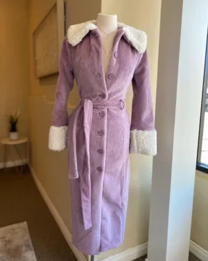 Mauve Fur Coat