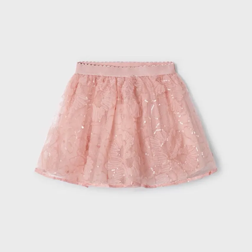 Mayoral Girls Tulle Skirt 4901 Pink