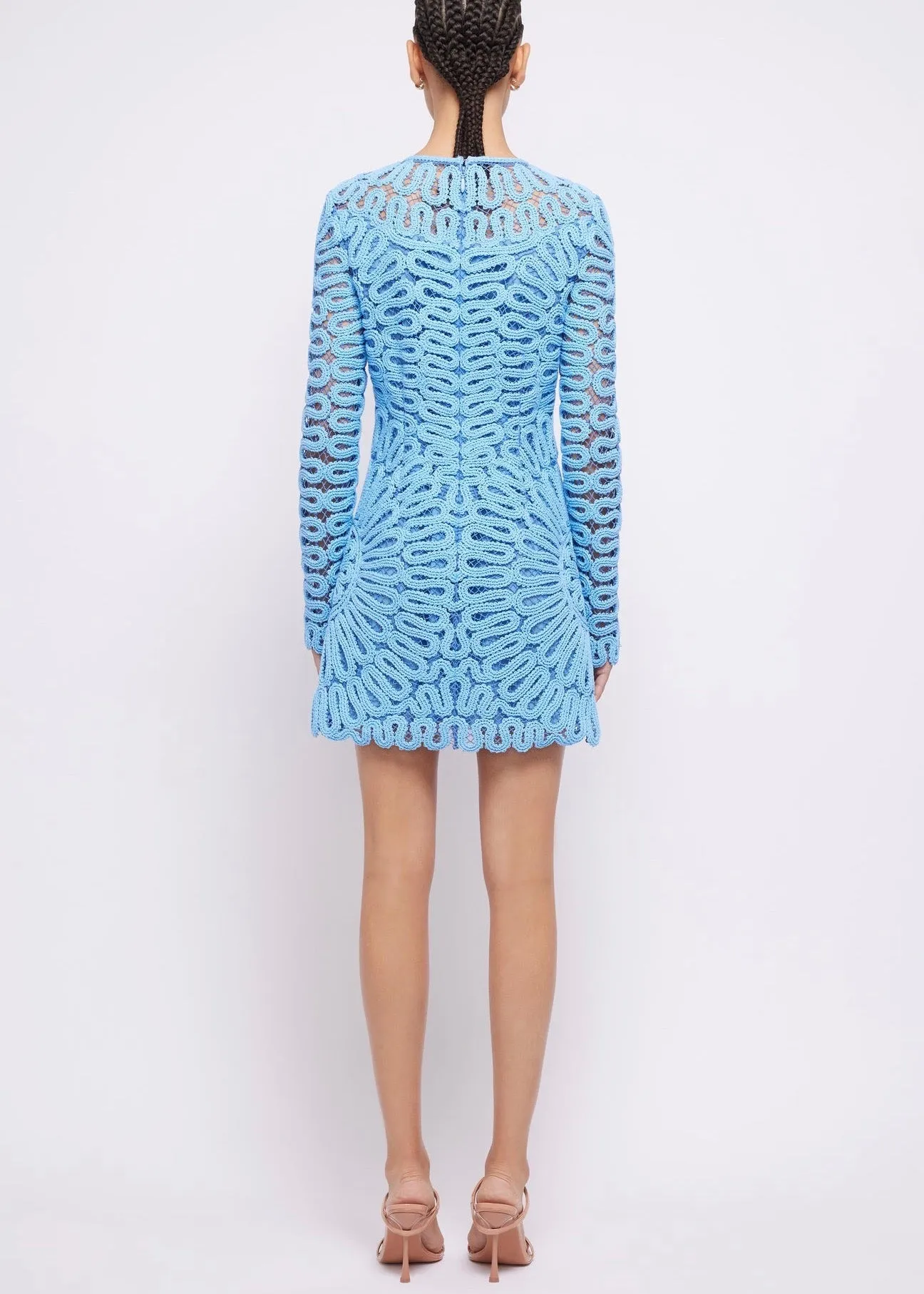 McCall Long Sleeve Mini Dress (Pacific)