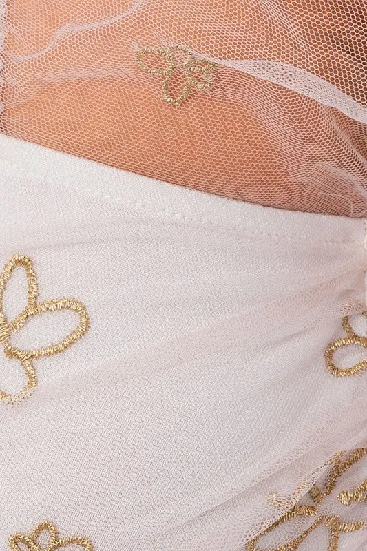 Mckenzie Mesh Sleeve Bodysuit