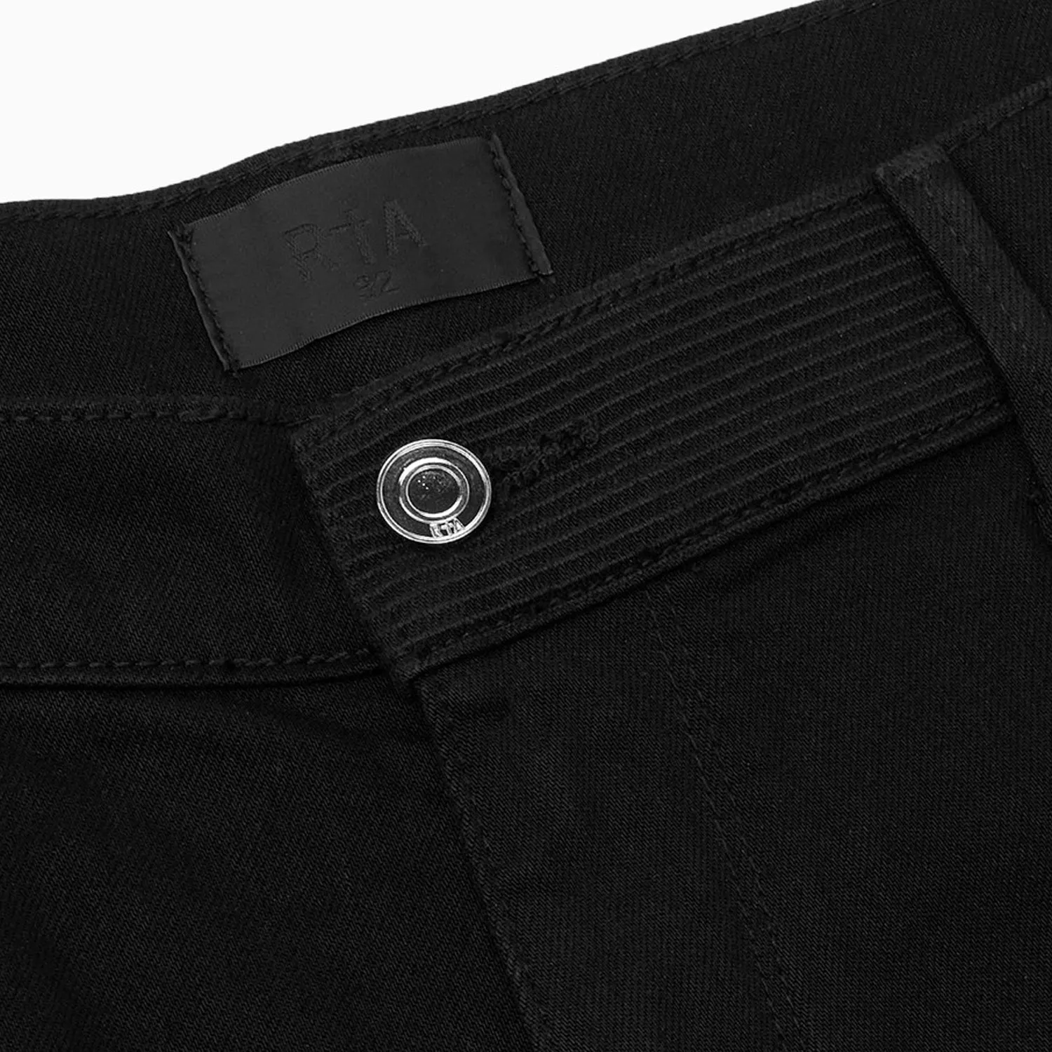 Men's Bryant Black Cross Denim Pant