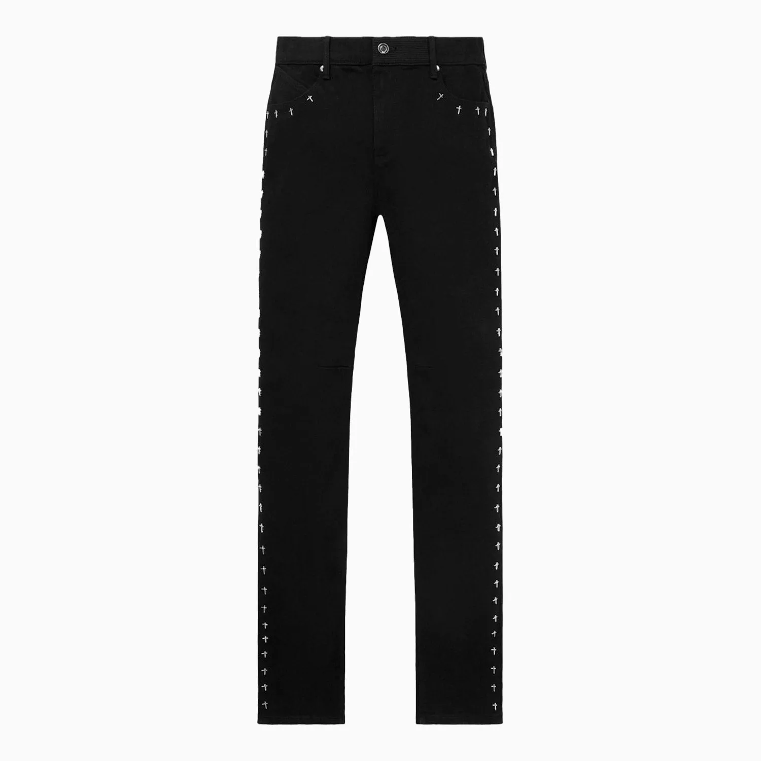 Men's Bryant Black Cross Denim Pant