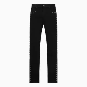 Men's Bryant Black Cross Denim Pant