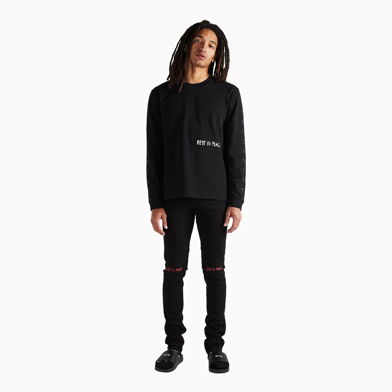 Men's Bryant Rest In Peace Skinny Denim Pant