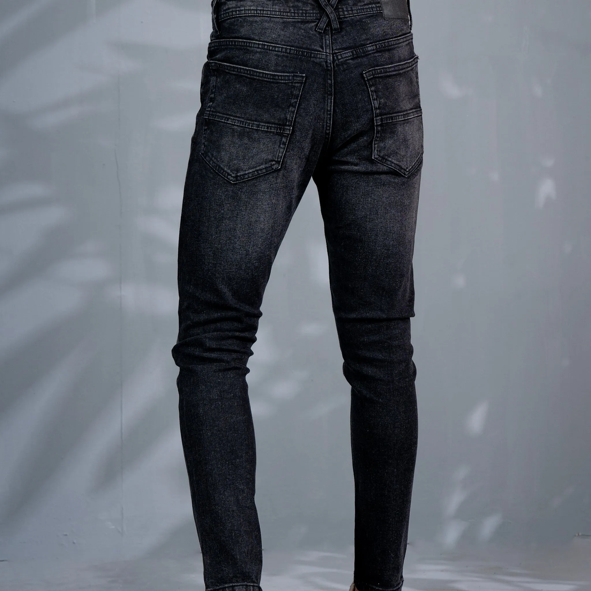 Mens Denim Pant- Black