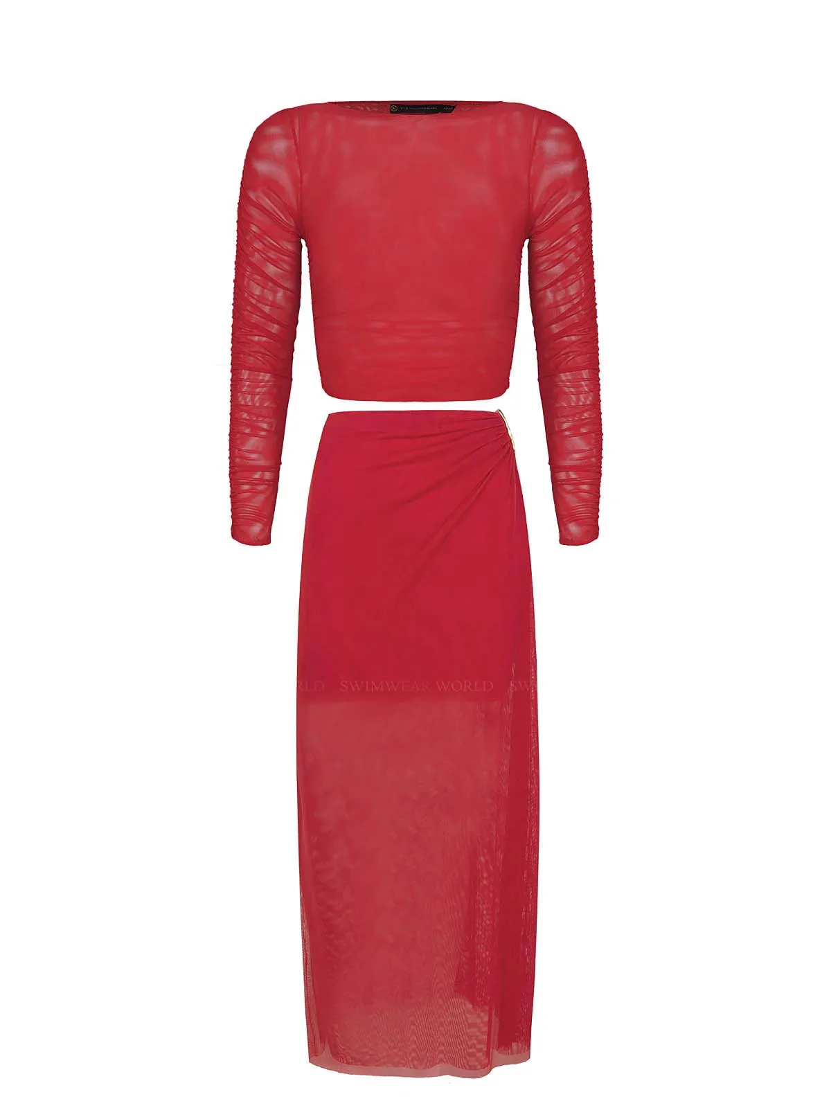 Mira-Amira Detail Long Skirt
