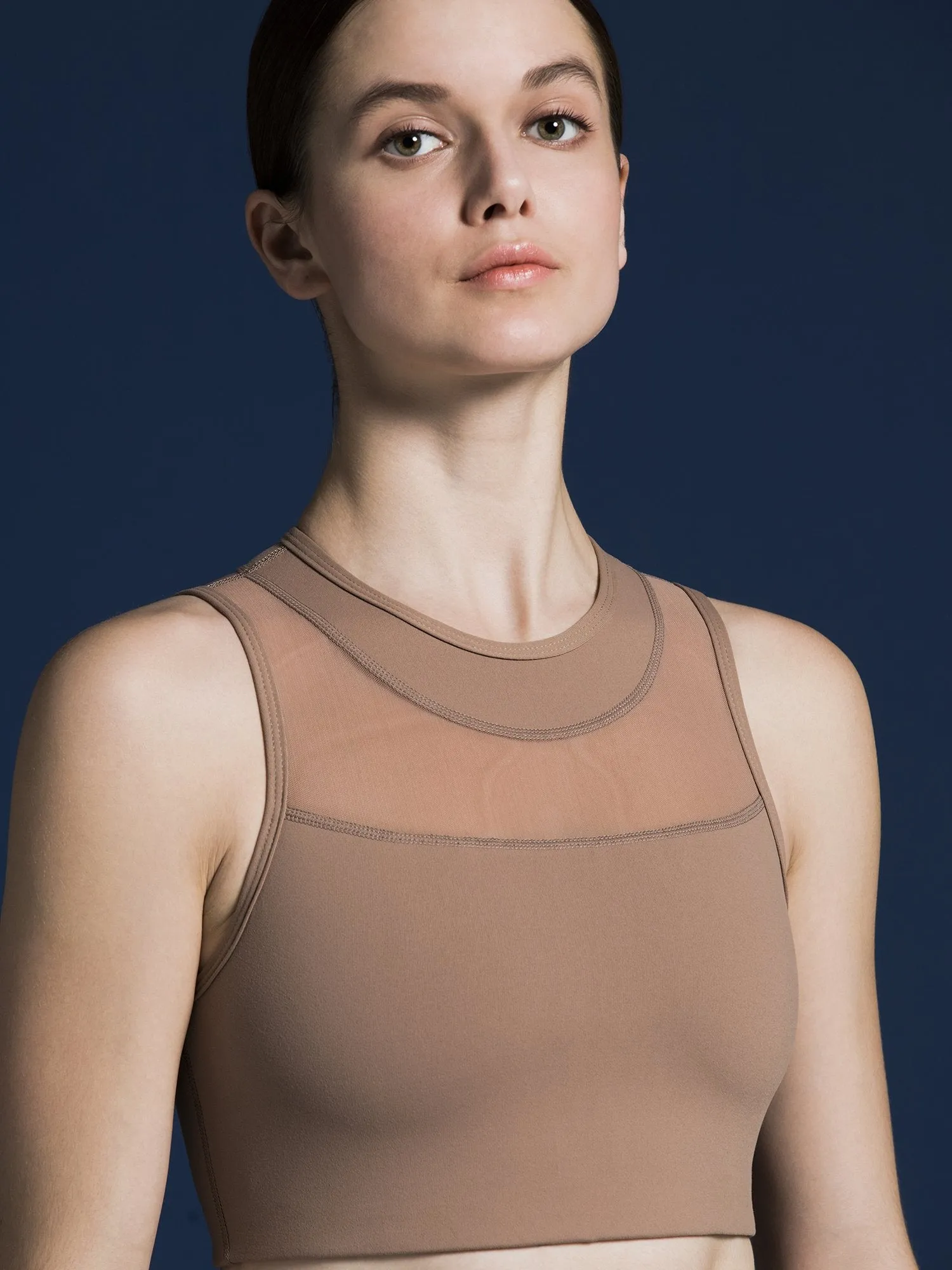 MUSE BRA, MOCHA/MOCHA MESH
