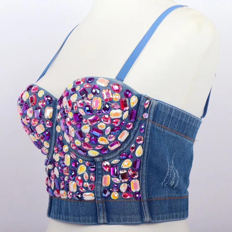 Night Club Party Crop Top New