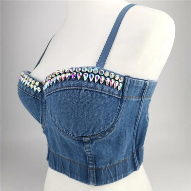 Night Club Party Crop Top New