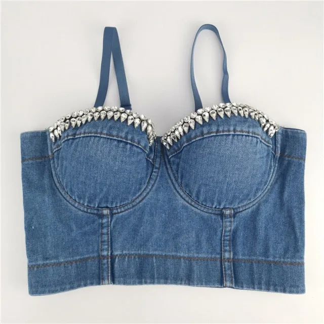 Night Club Party Crop Top New