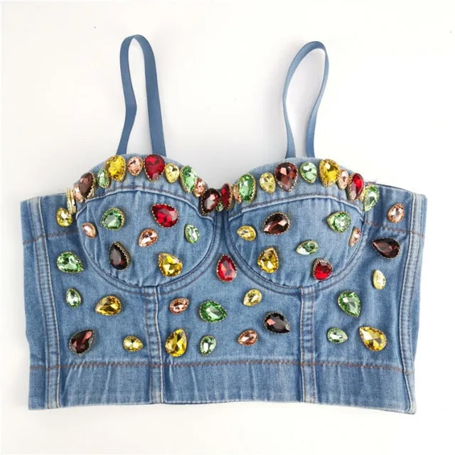 Night Club Party Crop Top New