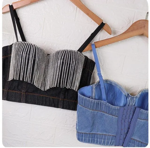 Night Club Party Crop Top New