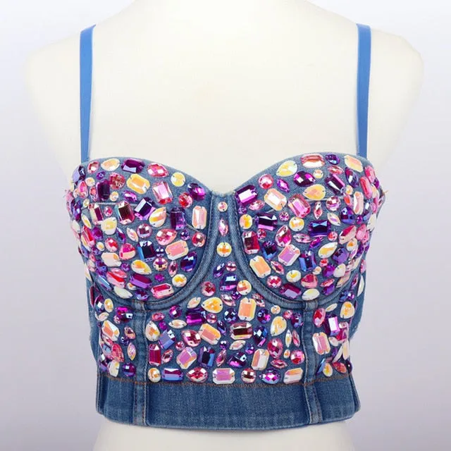 Night Club Party Crop Top New