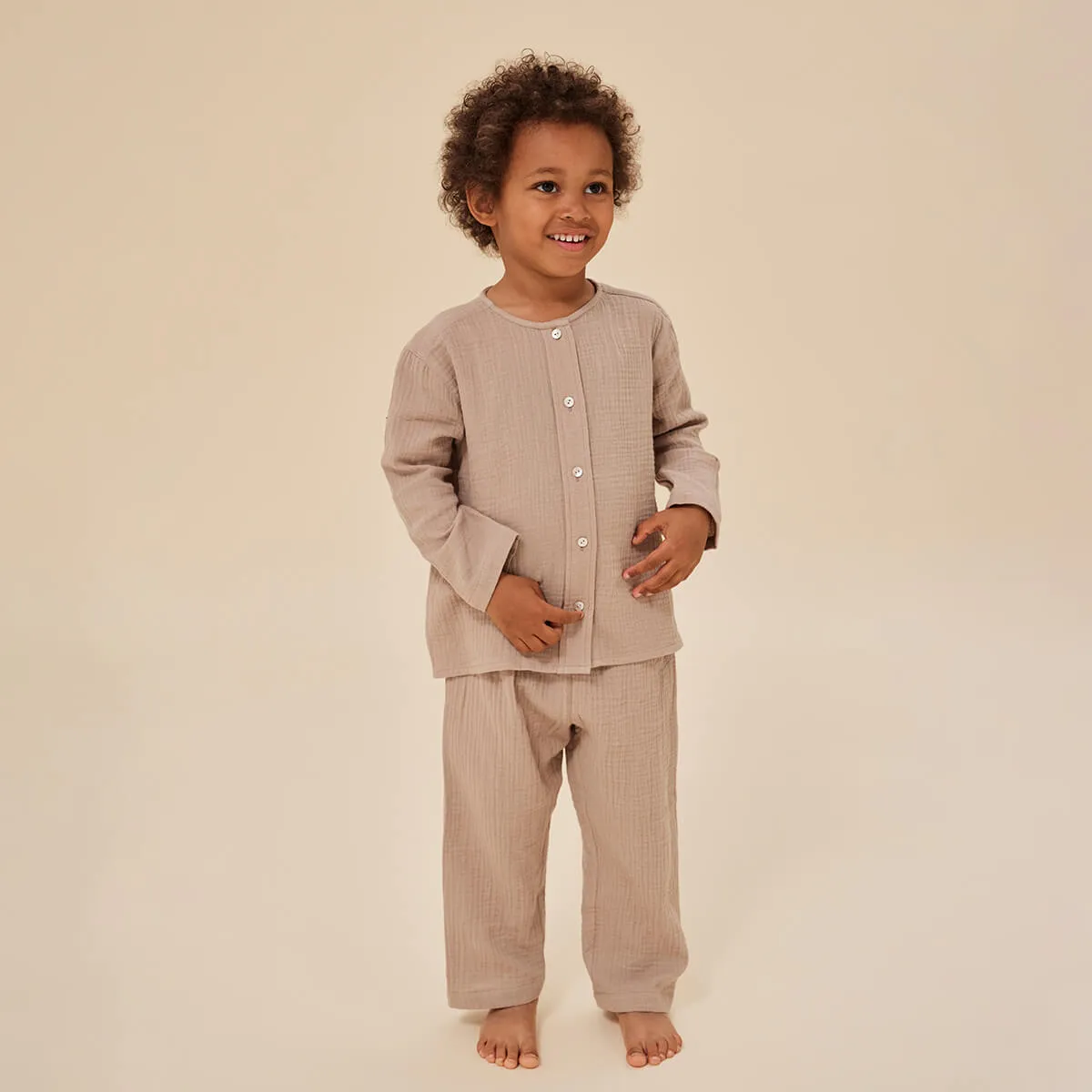Olive Pants - Hose Musselin aus 100% Bio-Baumwolle