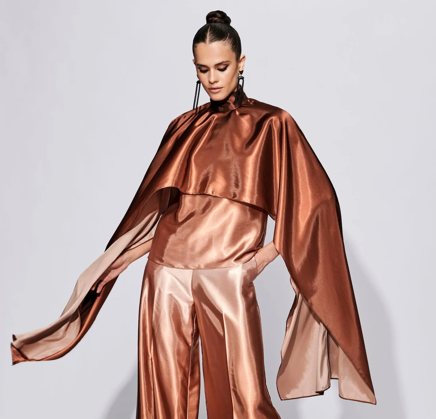 Ombré Wing Sleeve Top