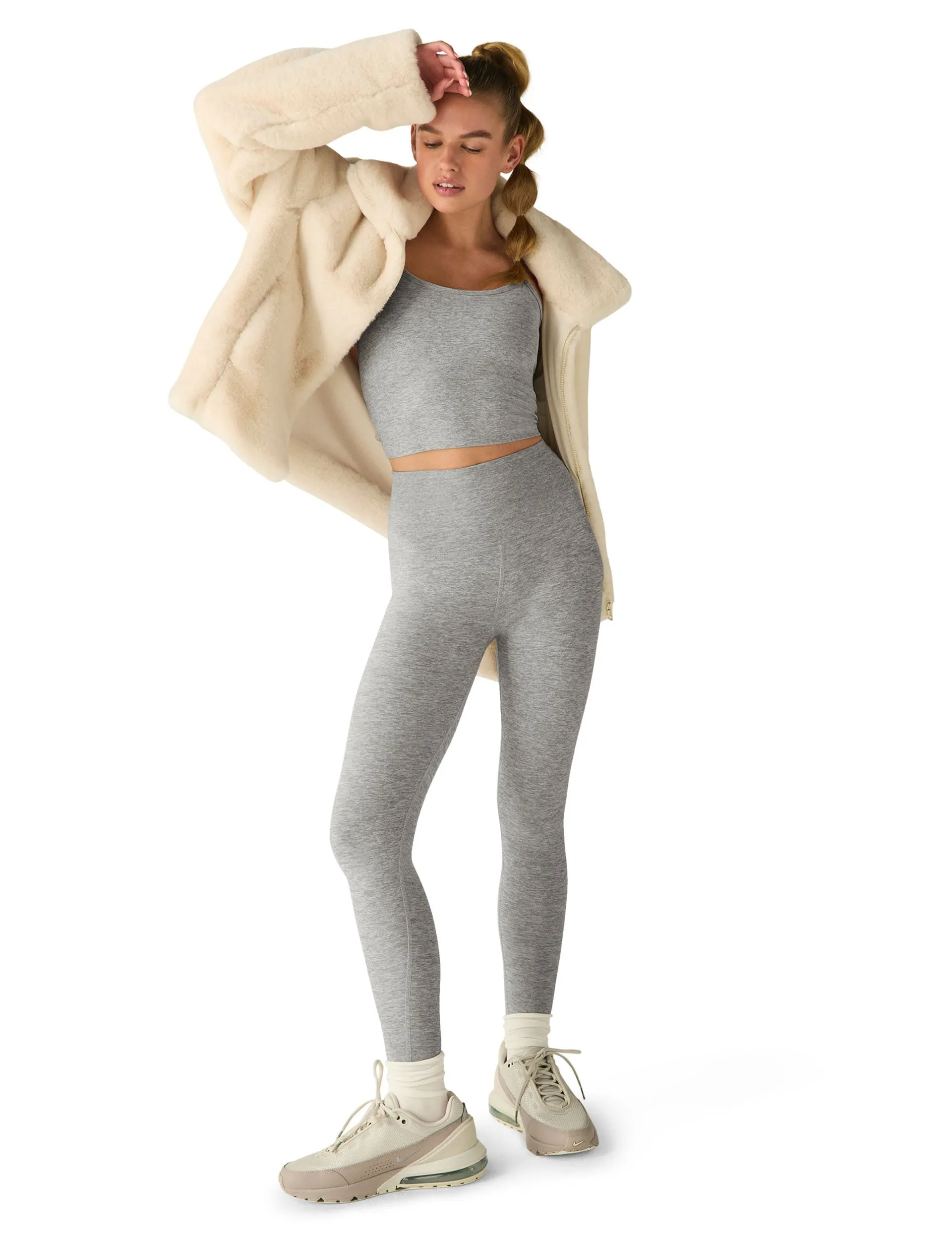 ON THE LIST FAUX FUR JACKETFRESH SNOW