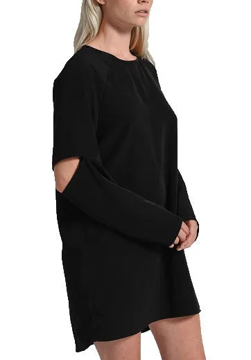 ONE TEASPOON Women's Black Montague Cutaway Dress Size XXS $149 NWT